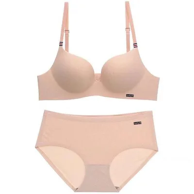 32 Size One Piece Small Thick A B Cup Push Up Girls Seamless Wireless Bralette Comfortable Brassiere Female Bra For