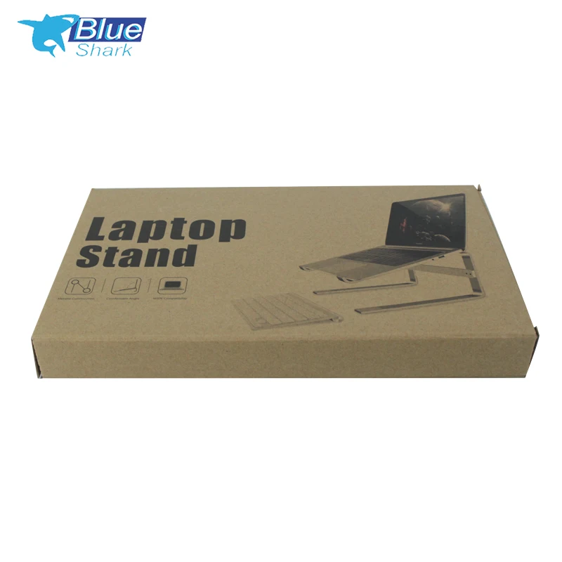 Metal Computer Riser Laptop Stand Ergonomic Laptops Foldable Aluminum Desk Notebook Holder Detachable Laptop Stand