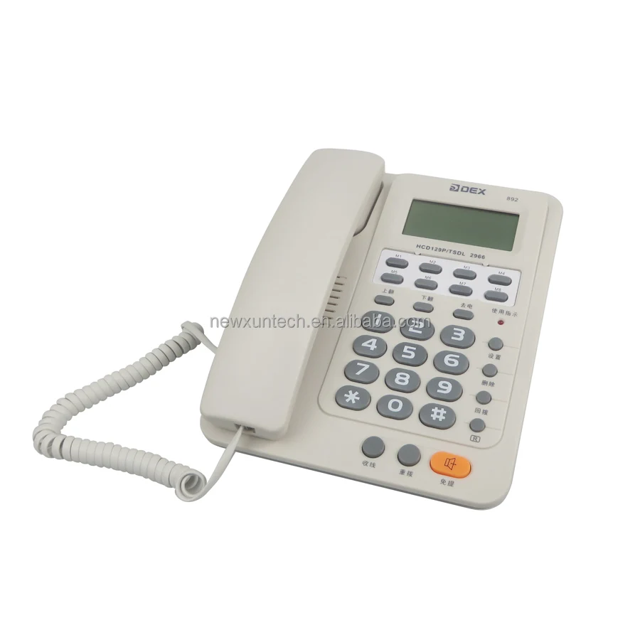 8-уровневый ЖК-дисплей с регулируемой яркостью для офиса, дома, отеля, телефона, без аккумулятора, идентификационный телефон