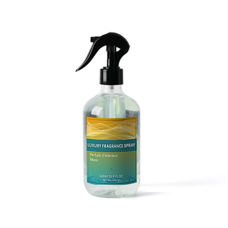 Hot Selling 500ML Luxury Perfume Spray Musk Air Fresher Fragrance Customized Romantic Spray Room Spray