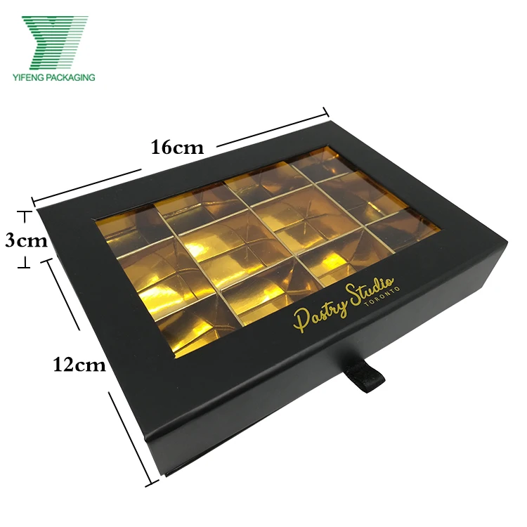 Custom Logo Luxury Chocolate Boxes Truffle Paper Sweet Candy Gift Chocolate Box Packaging for Small Business