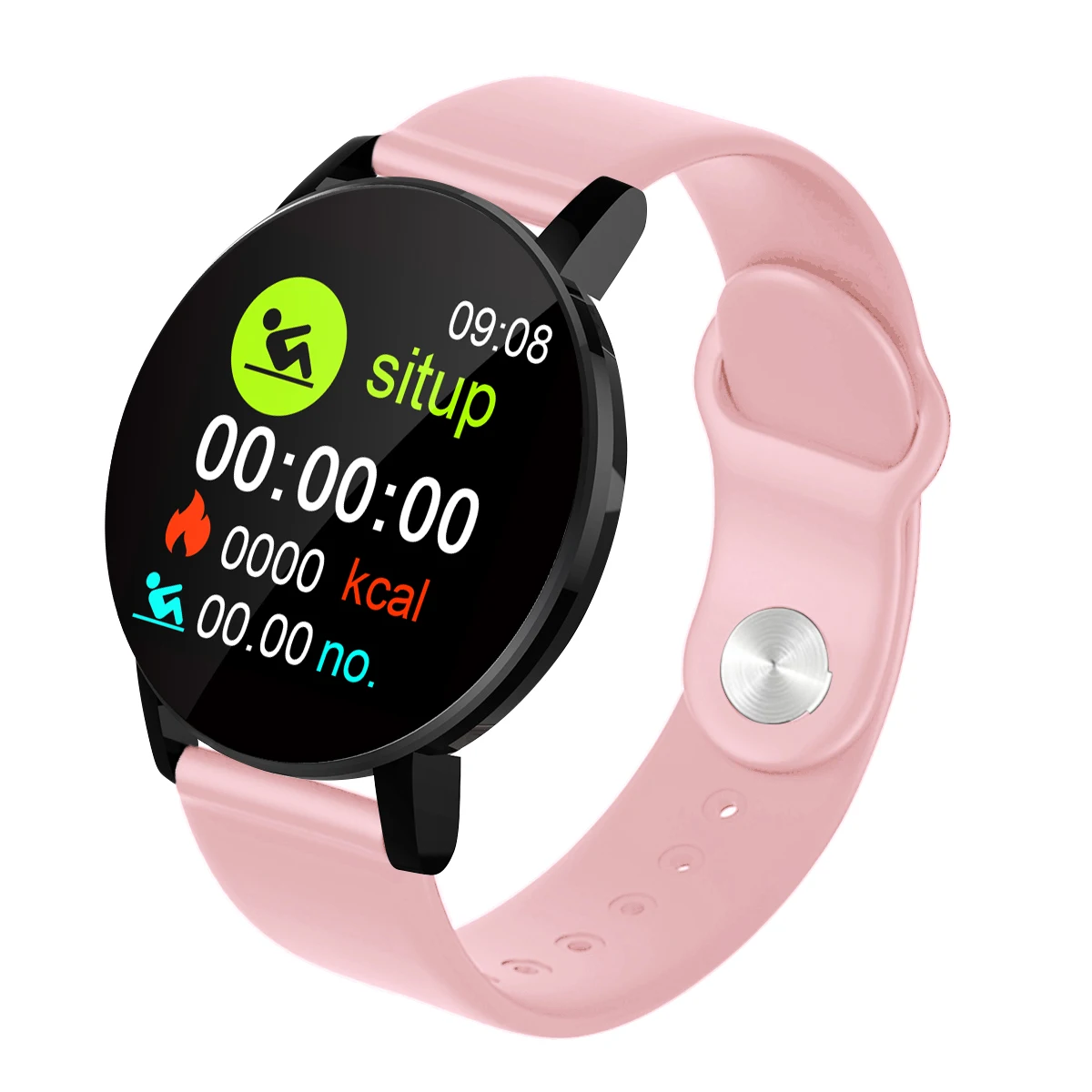 Factory Wholesale Prices i6 Smart Watch Circle IPS 1.3 inch Single Touch Screen Wearable Devices IP67 Waterproof Reloj  Band