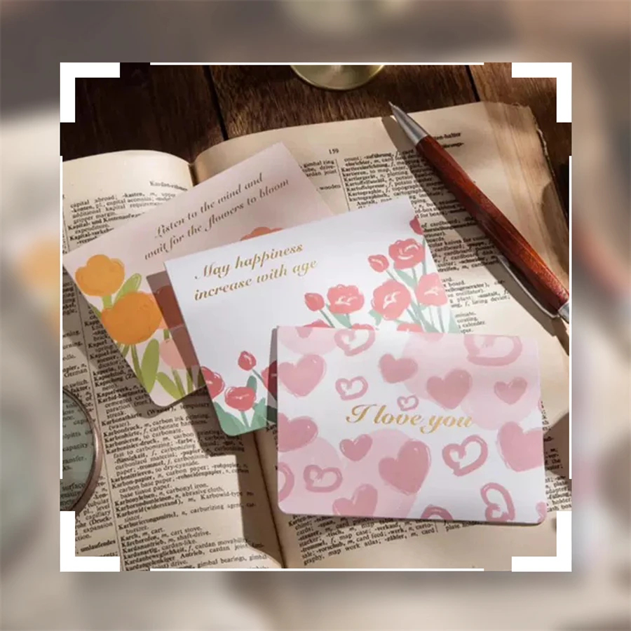 Custom Size Business & Greeting Card Logo Printed Thank You Card Sleeve Envelope Offset Printing for Purchase Thank You Cards