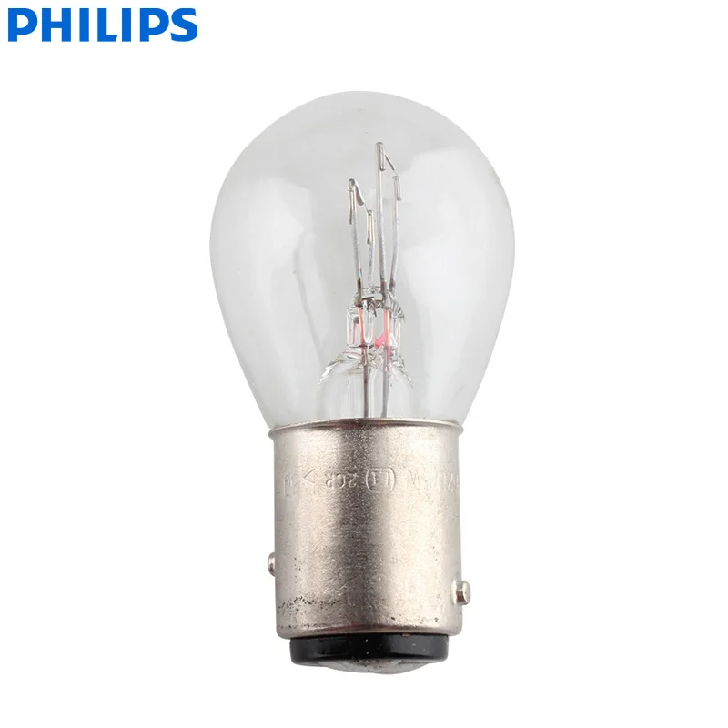 Philips Vision P21/5W S25 12499CP BAY15d Standard Original Turn Signal Lamps Indicator Light Stop Light Wholesale 10pcs