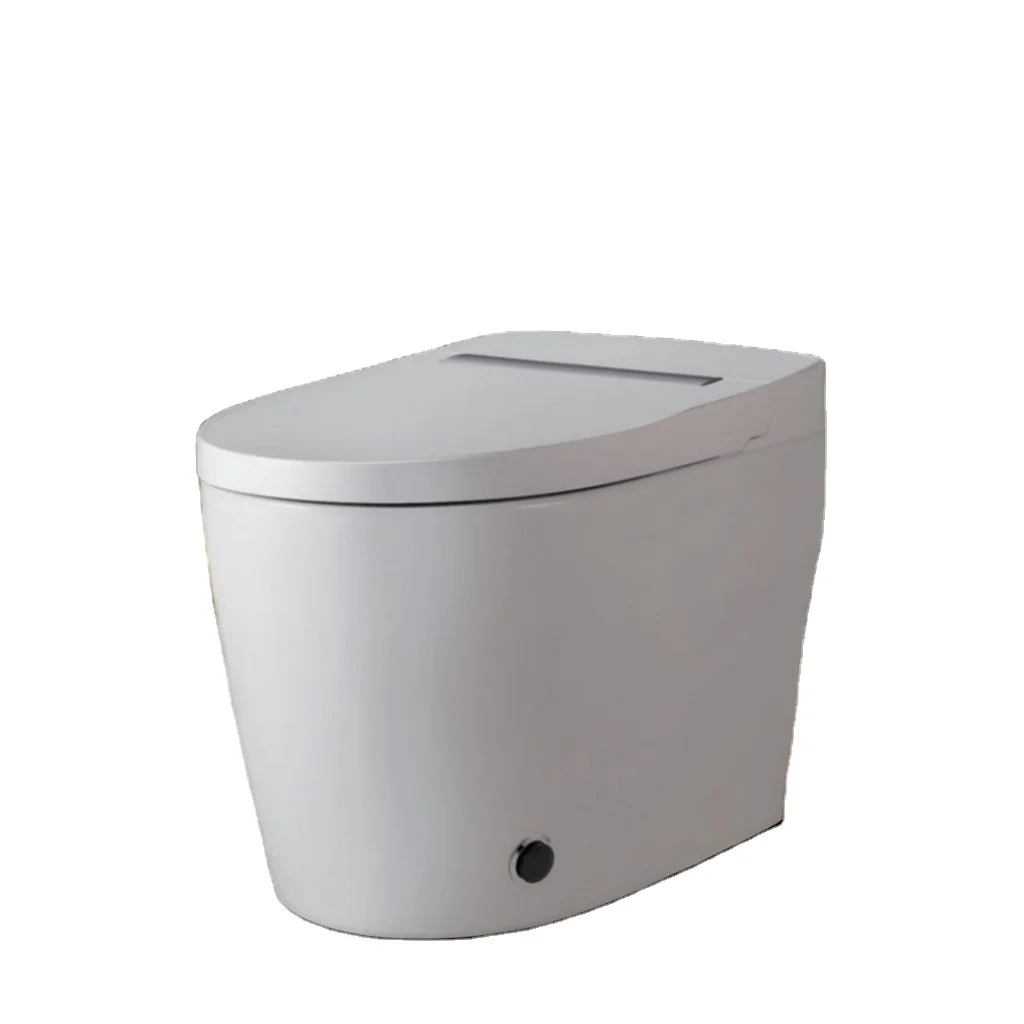 Новый выпуск умные напольные туалеты для ванной с низким уровнем воды удлиненной чашей и функцией дистанционного управления