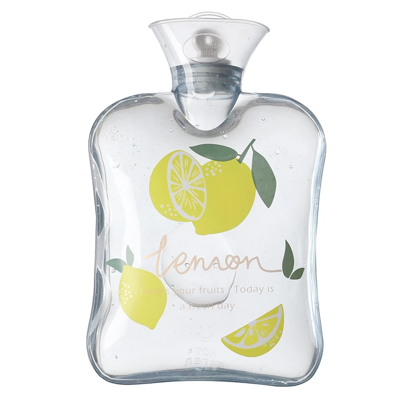 Factory supply attractive price Rectangle plastic cartoon hot water bag personal