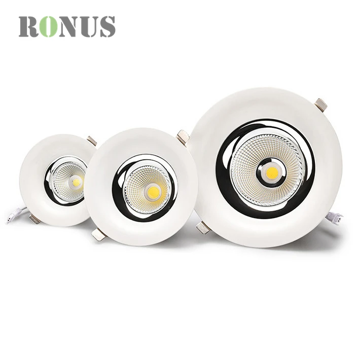 Hot Sale Architectural Project 40W Commercial Down Light 30W COB Recessed LED Downlight