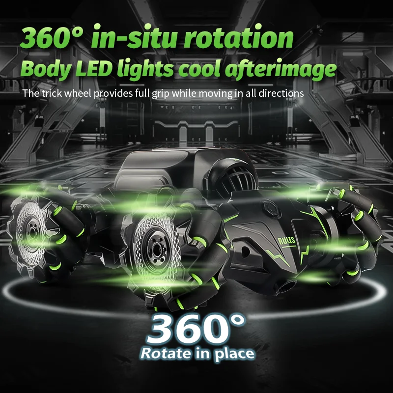 Wholesale Price Rotating Roll Stunt Car Rc 2.4G Remote Control  Drift 360 Degree Rotation Tumbling Double Sided Driving