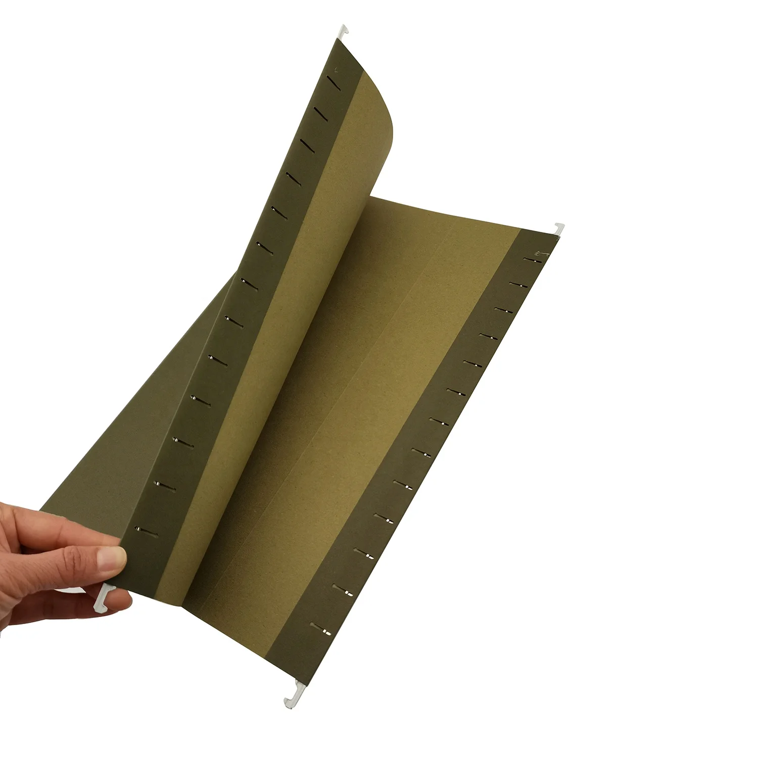 High quality FC size fashion paper suspension file folder office supplies large capacity hanging file folders with hook