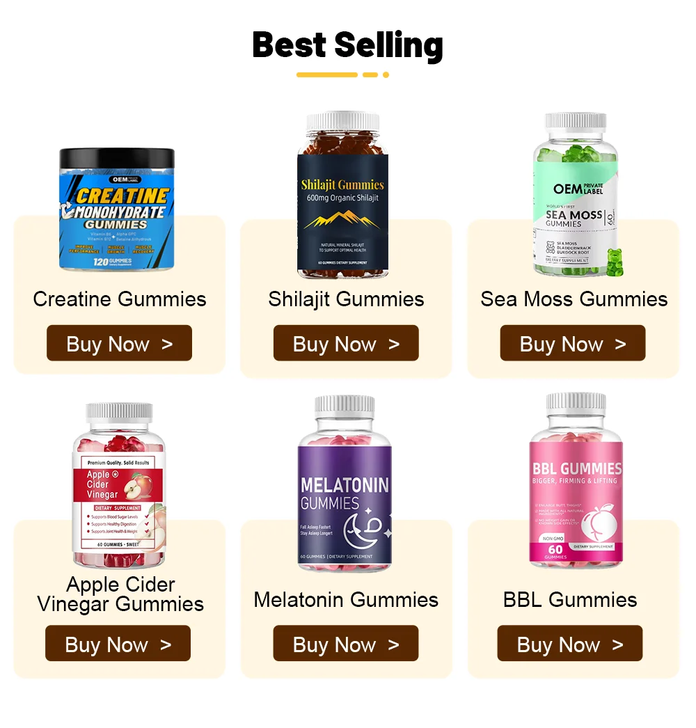 Spot Supply Preworkout Supplements 5g 6g Creatine Monohydrate Per Serving Alpha GPC Complex Creatine Gummies