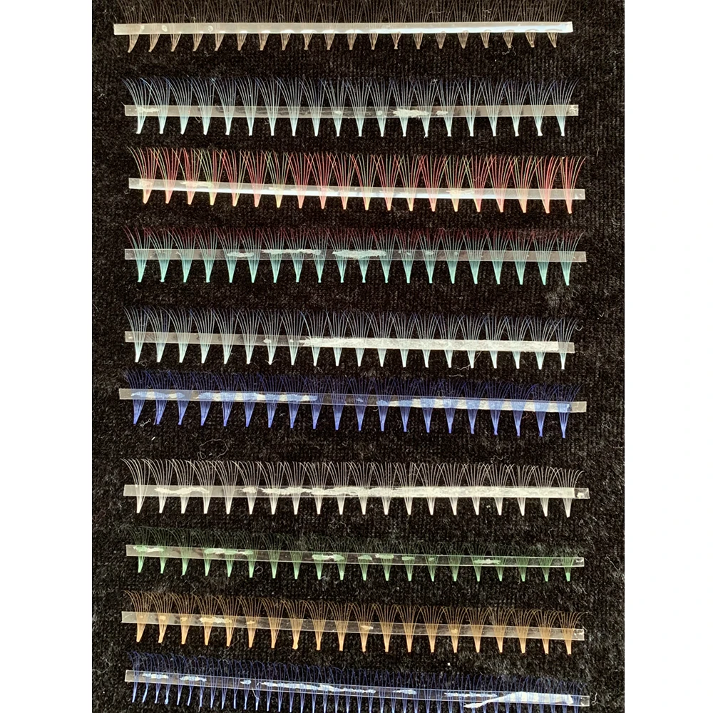 las extension supplies premade volume fans short stem pre made spike eyelash extension 03 premade fans pointy base