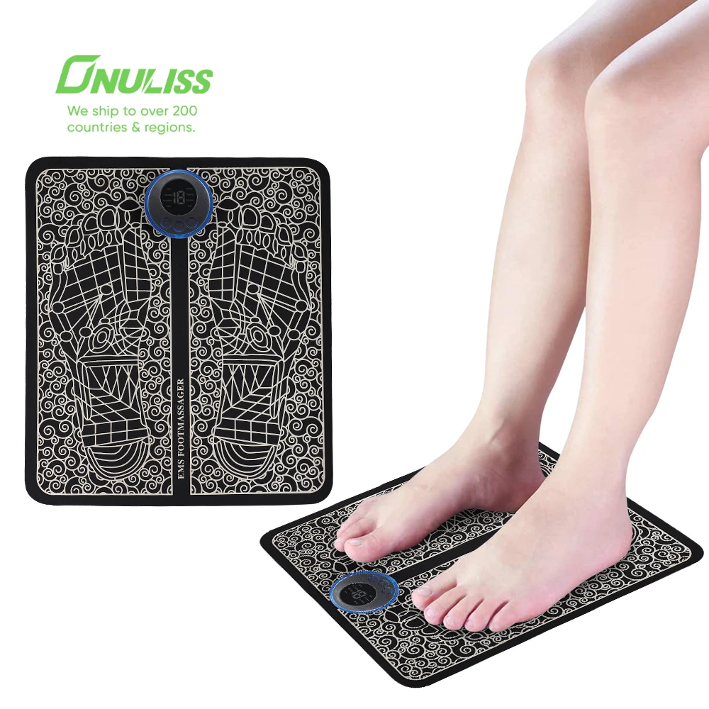 Wholesale Portable Folding Ems Foot Massage Pad Relax Usb Electric Mat Foot Circulation Massager Reflexology Foot Massager Mat