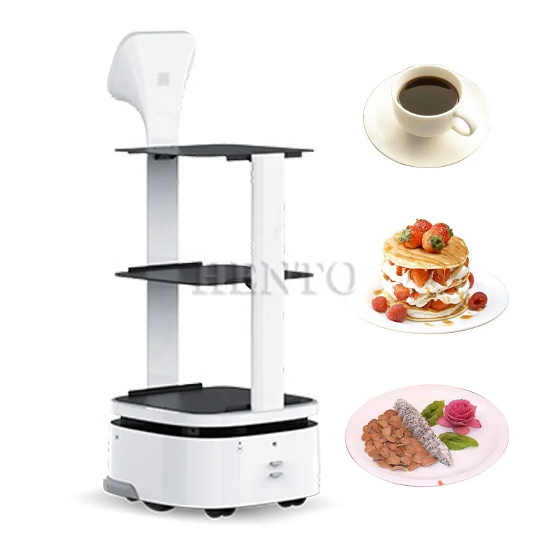 Multiple Languages Food Service Robots / Sushi Delivery Robot / Restaurant Robot Waiter Service