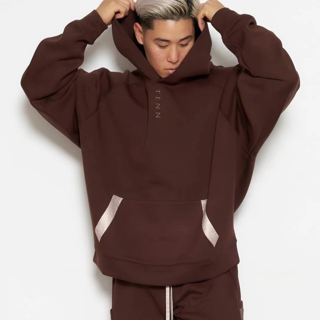 2022 OEM Ali Hot Sale Custom Logo Sports Wholesale 100% Cotton Hoodie Men Girls Sportswear Two Piece Set