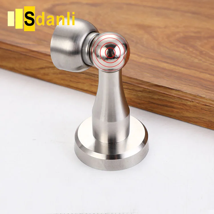 new design antique Floor mounted magnetic decorative Door Stop brass door stopper for exterior door