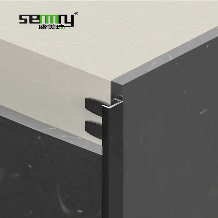 Aluminium Flexible Floor Trim Curved Floor Tile Edge Trim For Laminate Flooring Transition Strips