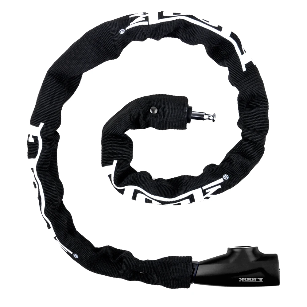 ETOOK Low MOQ Strong Tough  Bike Lock Chain Bicycle Lock With Fabric Cover 1000mm
