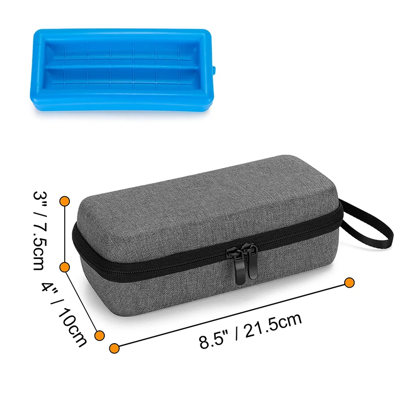 Special Purpose Travel Case for Insulin Cooler Bag with Ice Pack Diabetic Bag for 2 Pens or 6 Vials Glucose Monitor Kit