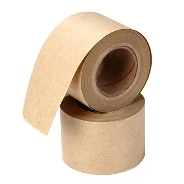 JIALIYING Factory Direct High Adhesive Water Activated Gummed Reinforced Self Adhesive Brown Kraft Paper tape