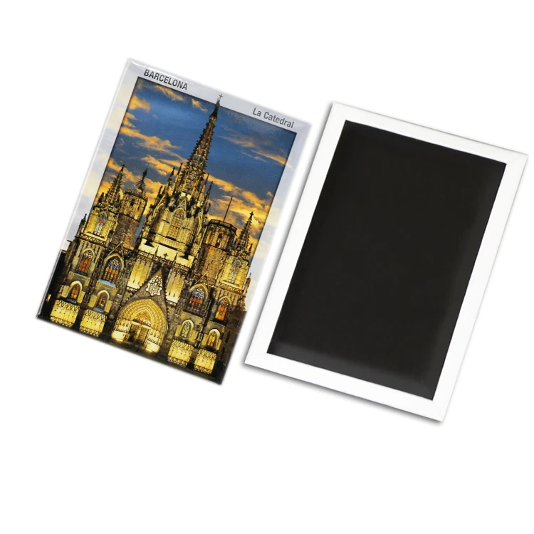 Wholesale Manufacturer France Custom 80*53mm World City Travel Souvenir Tin Plate Metal Character Material Latvia Tinplate Fridge Magnet