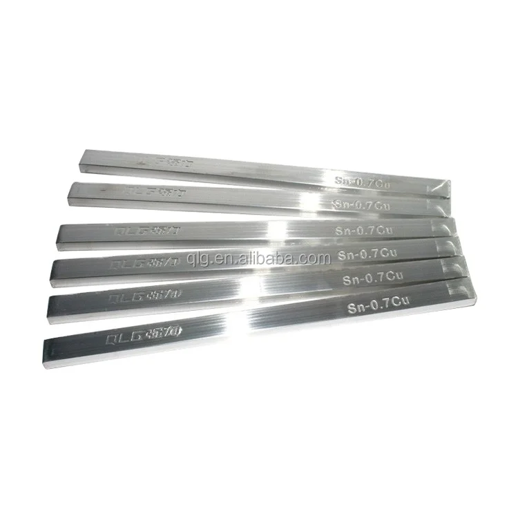QLG Supplier Wave Soldering Sn63/Pb37 Solder Rod Solder Bar Tin Leaded Stick 6337 Tin Bar