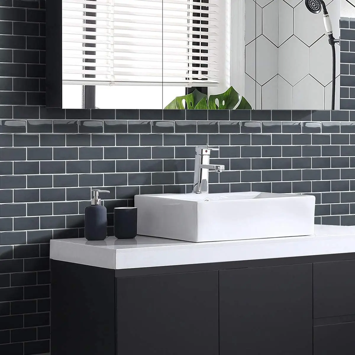 Self Adhesive Epoxy Bedroom Kitchen Bathroom Decorative China Ceramic Wall Tiles Stickers