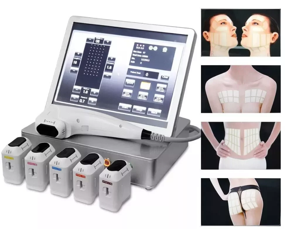 8Pcs Cartridges Haifu Machine Anti Aging Wrinkle Face Lift Skin Tightening Ultra Smas 2D 3D 4D 6D 11 12 Lines Hi Fu Device
