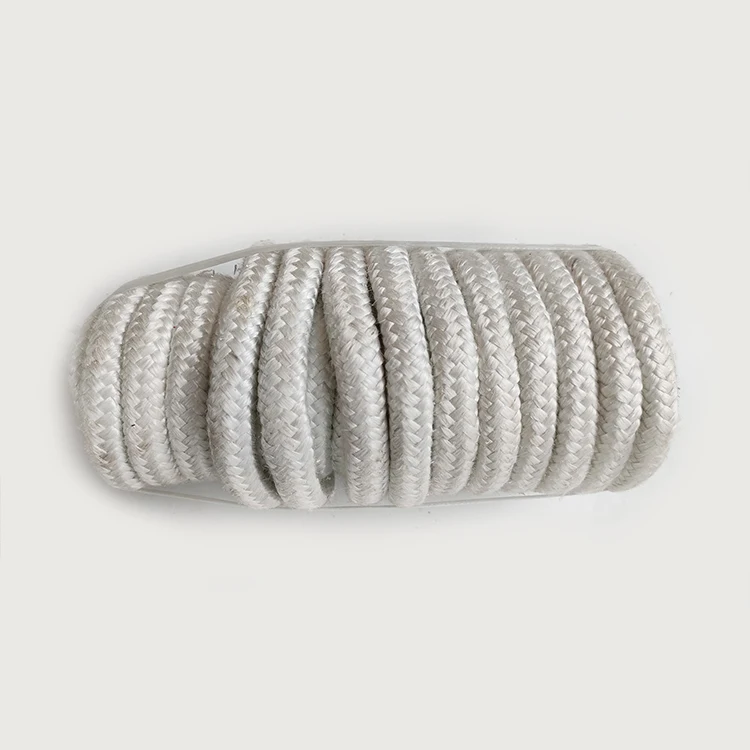good factory price  braided round packing rope stove  seal glassfiber rope refractory