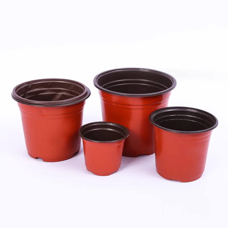 PP plastic soft flowerpot gardening plant seedling pot disposable nutrition bowl flower pot