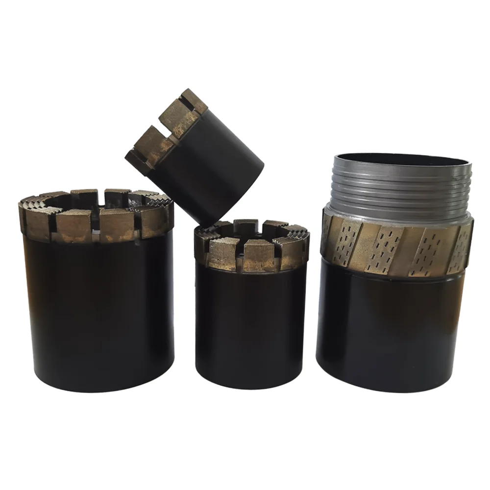 best price 15mm NQ HQ PQ impregnated diamond core bit rock mining deep hole drilling tools