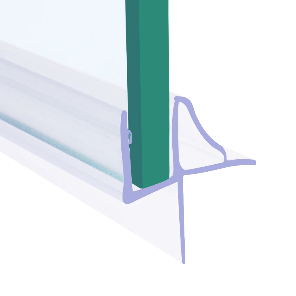 GUIDA 712268 bathroom accessories Curved bath shower screen plastic seal stripe for 6-12mm glass strip