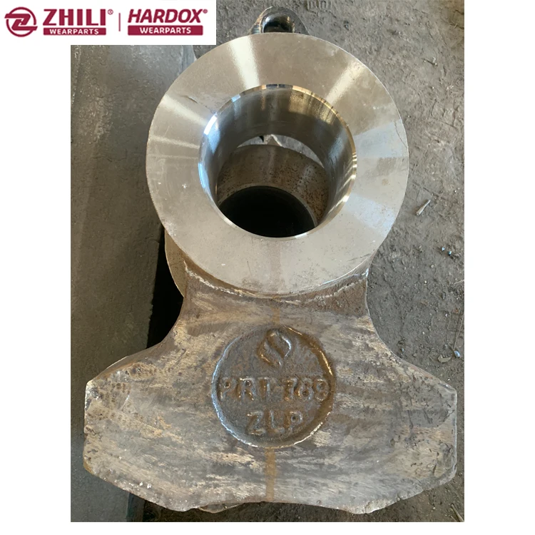 Износостойкая дробилка из Китая молотки высокомарганцевой легированной стали запасные части для каменной угольной клинкерной дробилки молотковая головка