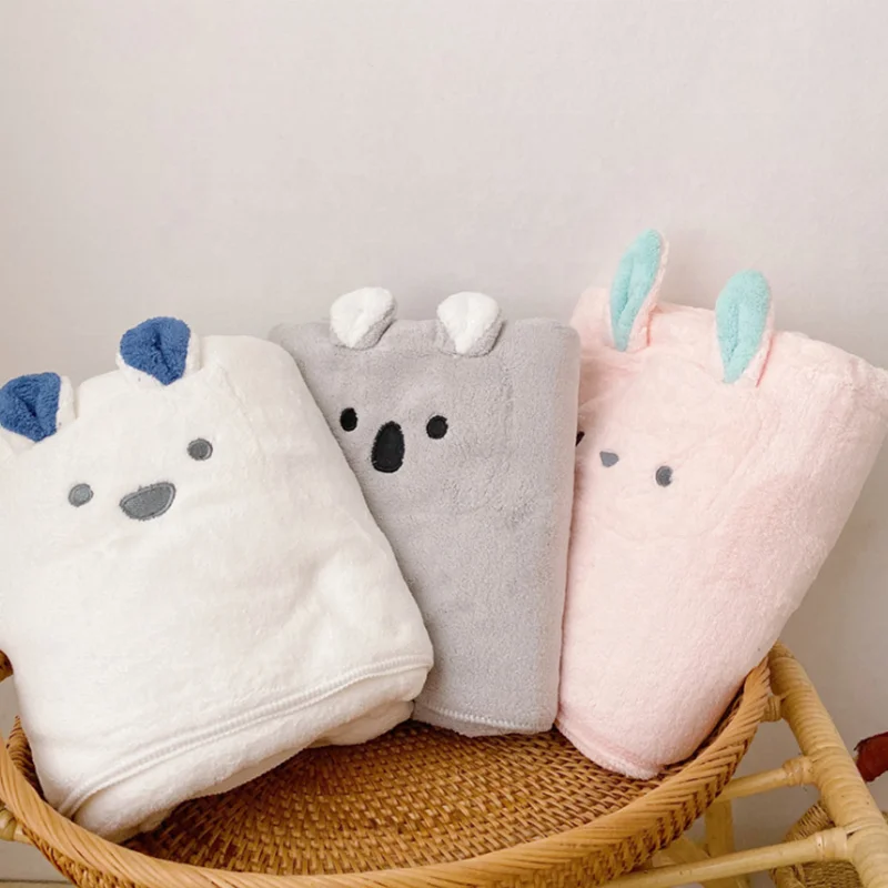 plush microfiber sports gym hand towels cheap price microfiber baby towel hotel coral fleece wholesale bath towel sets