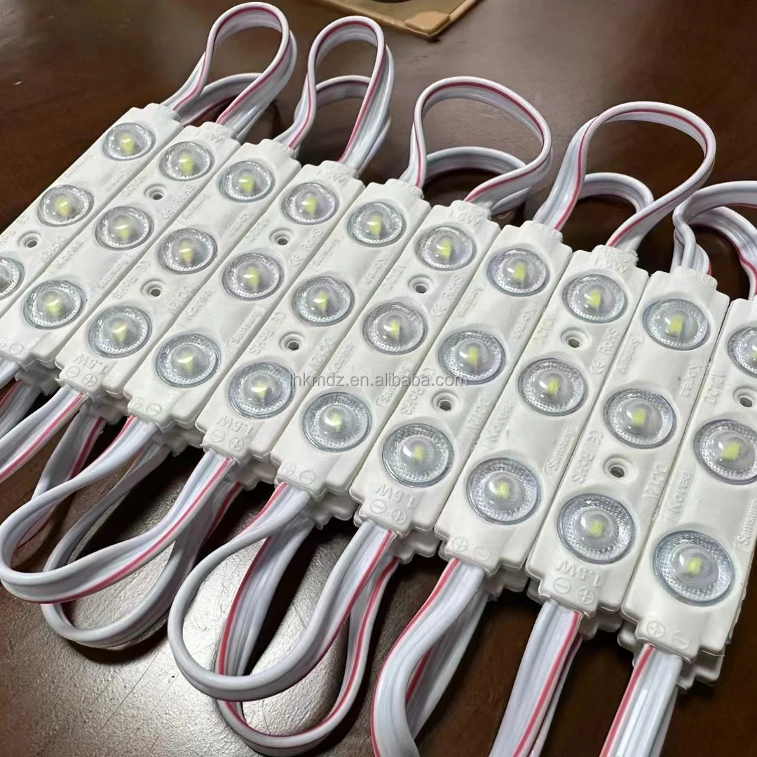 led module 12v waterproof dc 12v 3w led module with injection lens smd3030 dark light ac 2835 smd round led module with lens