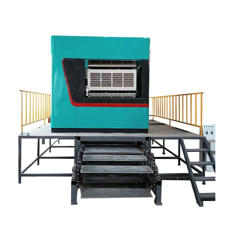 6000pcs/h Fully Automatic Pulp Paper Egg Tray Making Machine with Six Layers Metal Drying Line