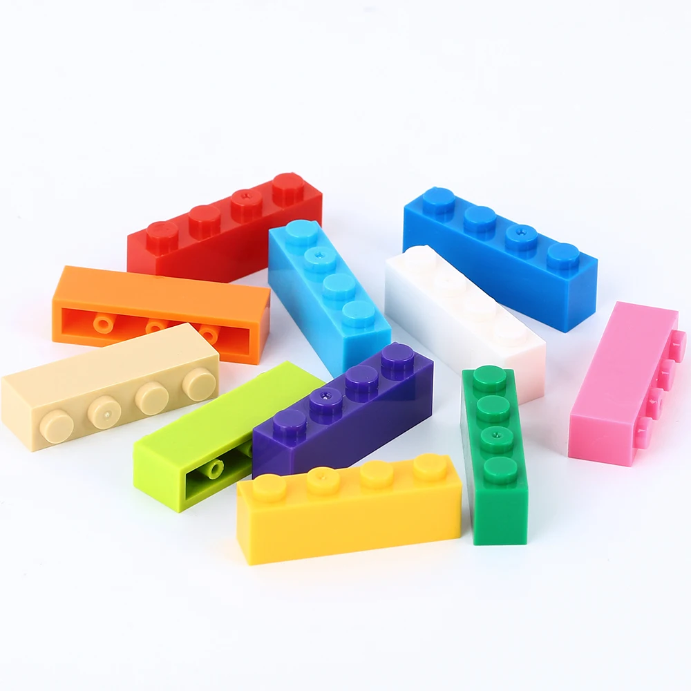 Wholesale MOC  1 x 4 Bricks NO.3010 Abs Plastic Accessories Parts puzzle building blocks toy For Children