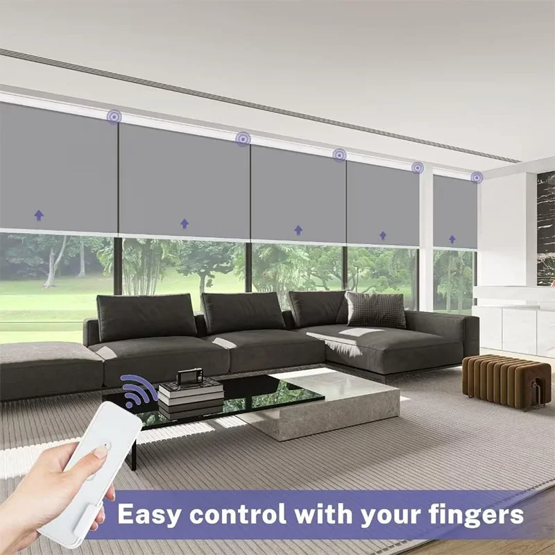 QINGYING motorized automatic pvc vertical roller blinds windows