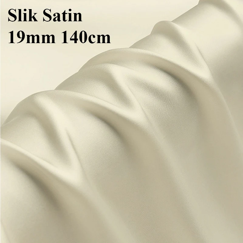 Высококачественная атласная шелковая ткань 19 мм 6A сорт 100% для Абайи
