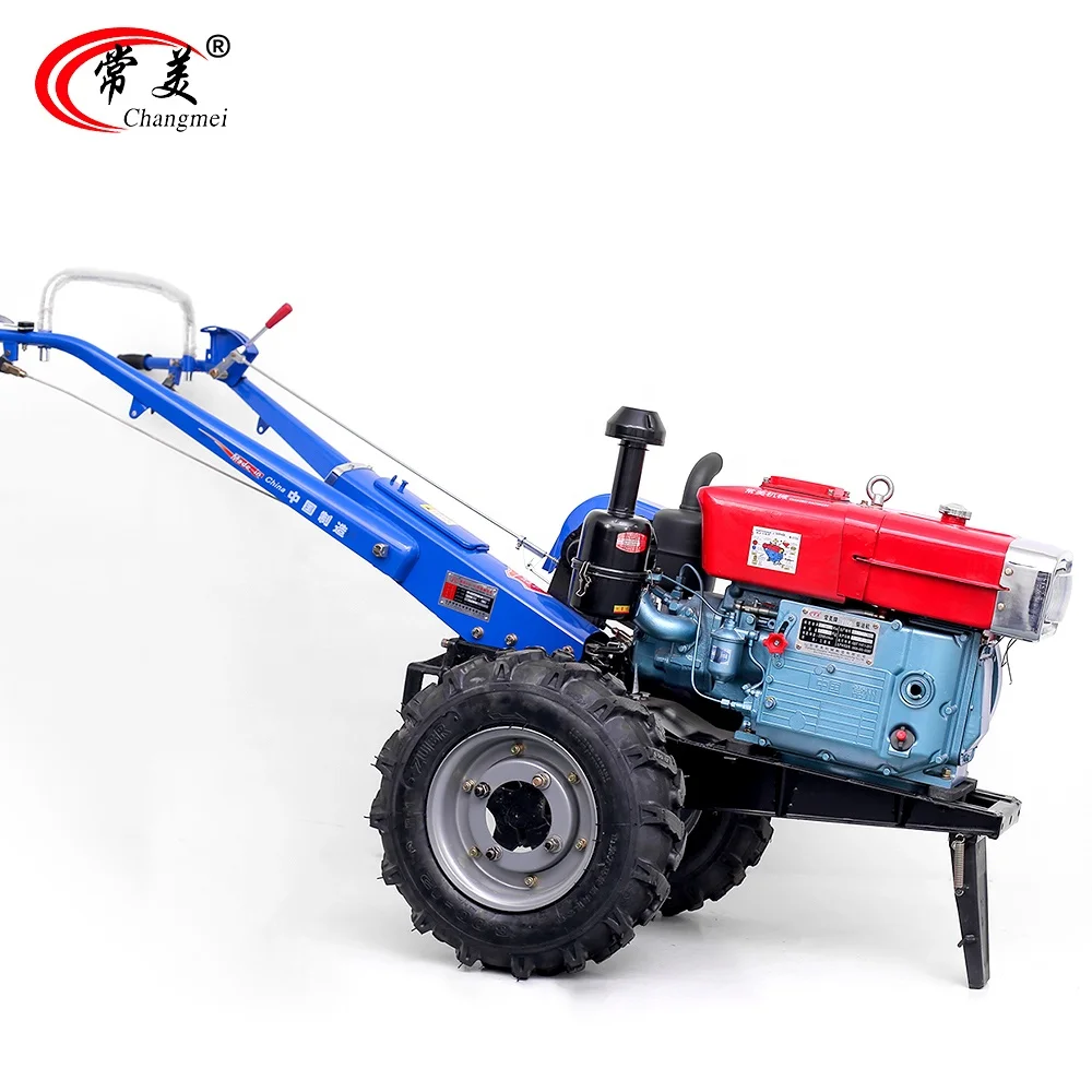 Hot Sale 2WD Diesel Engine Driven Mini Walking Behind Tractor of Changmei Celebrated Brand for Farm Usage