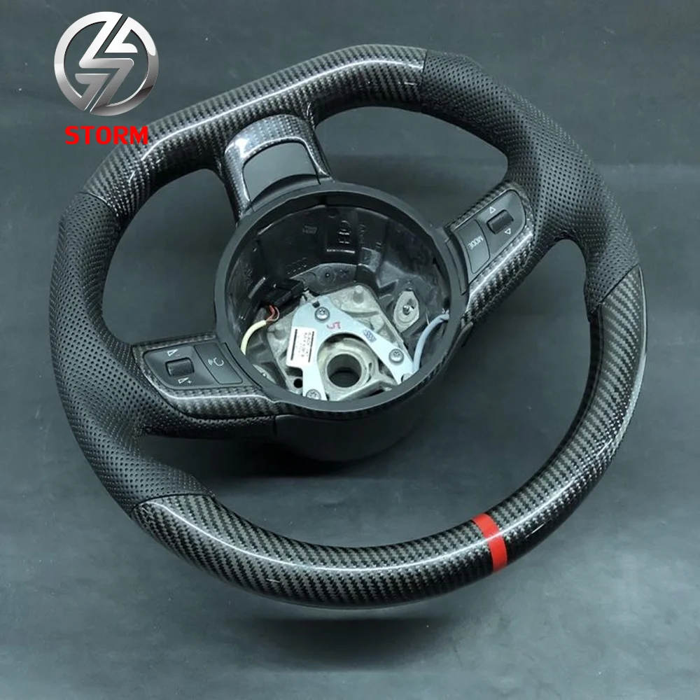 Private Custom Universal Racing Parts Customized Leather Carbon Fiber Car Steering Wheel For All Cars