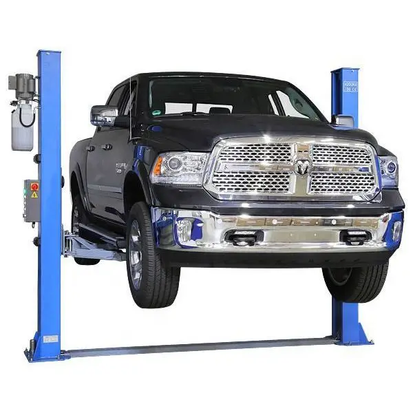 vehicle clear floor car hoist 2 post lift