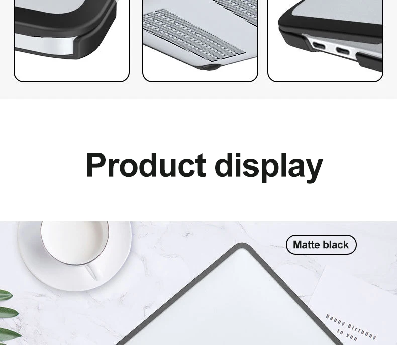 Odm Soft Edge Protective Shell Custom Laptop Covers Chromebook Case For Macbook Pro14 A2442 A2779 A2918 A2992 2023