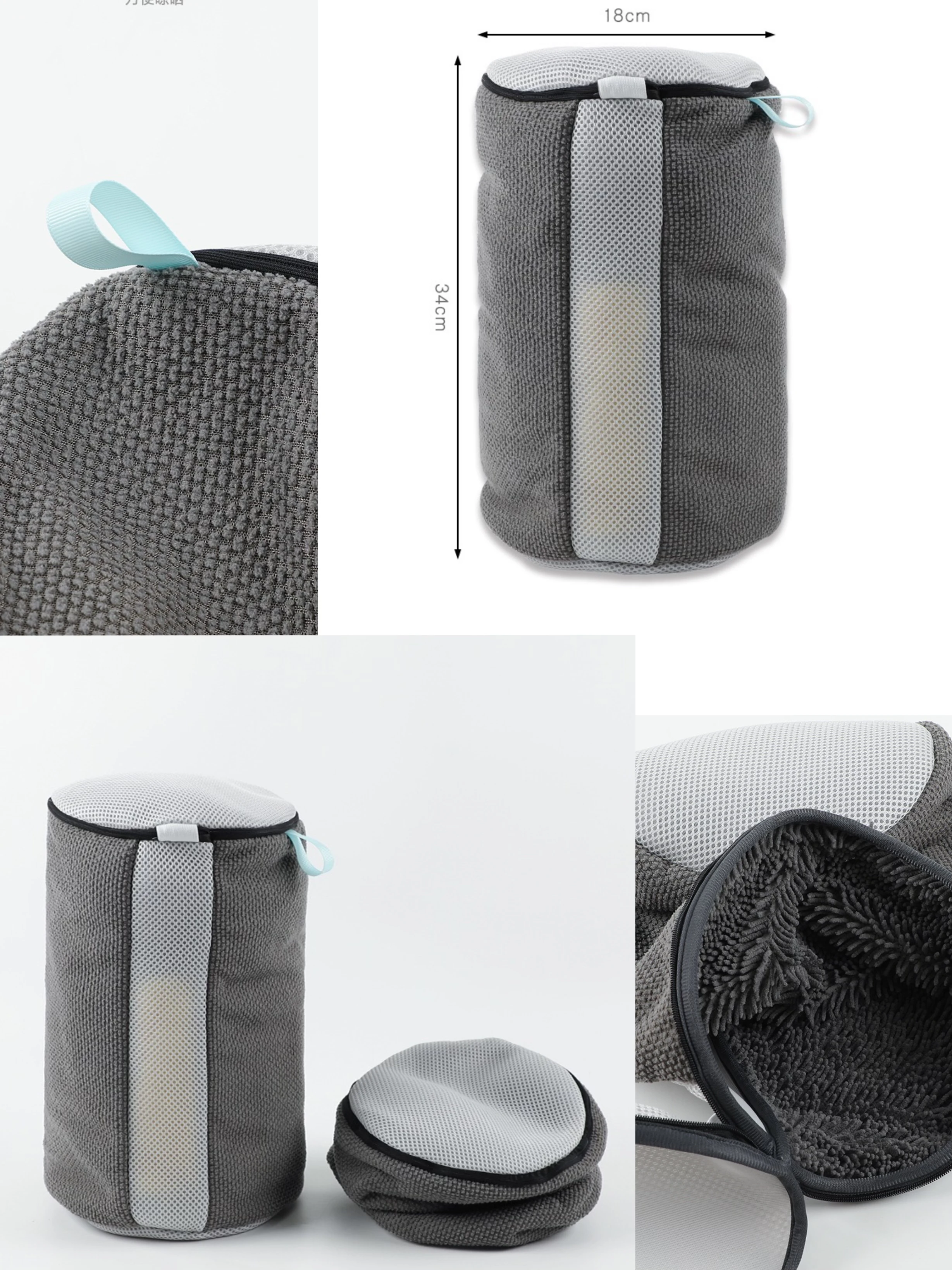 SEQ Hot selling microfiber washer and dryer shoe machine cleaning bag