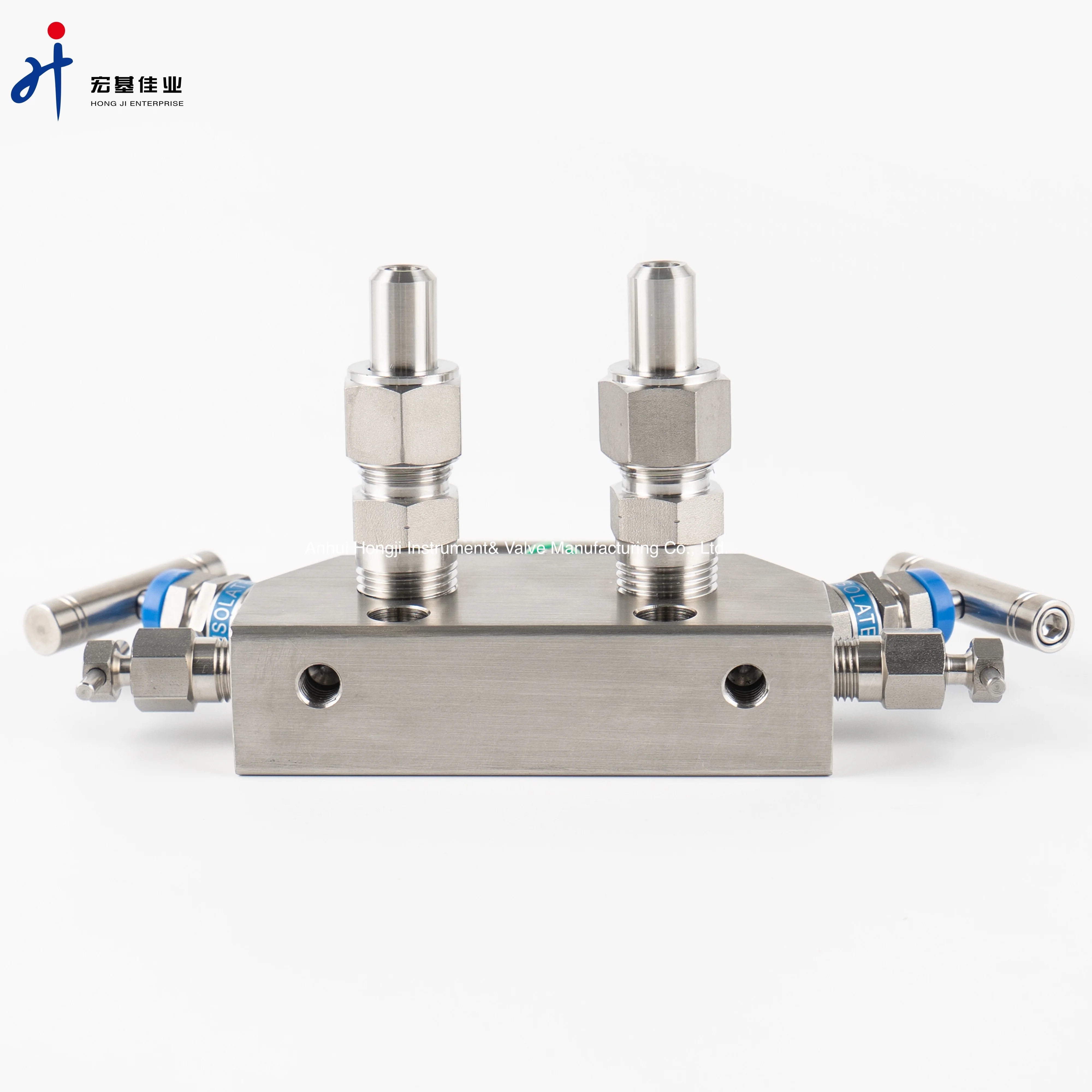 Stainless Steel 316 Coplana Stainless Steel 3-Valve Manifolds 6000psi for Rosemount Transmitter