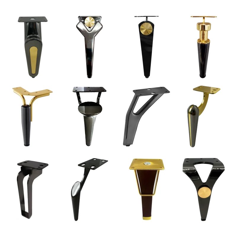 HUAWEI Furniture Hardware Accessories Simple Sofa Hardware Wine Glass Shape Metal Table Legs Cabinet Feet Sofa Legs