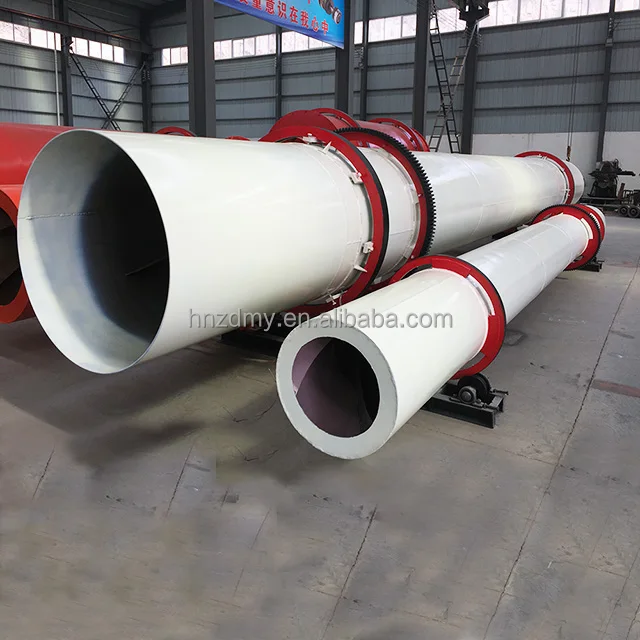 Hot Air Manure Dryer Gypsum Powder Dryer Machine Fertilizer Drying Machine Rotary Drum Dryer