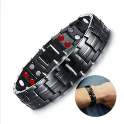 Fashion Magnetic Health Energy Healing Bracelet for Men Balance Tourmaline Bracelet Arthritis Relief the Pain