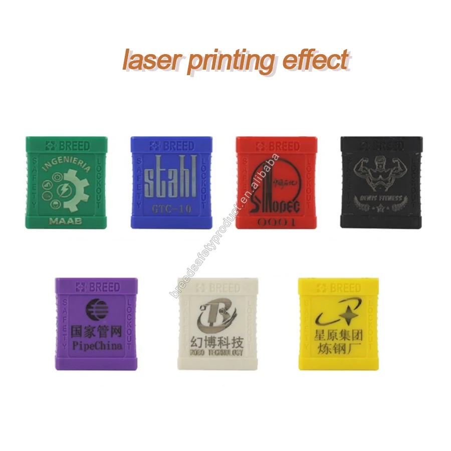 Loto Custom Insulated Plastic Layer Covered Steel Cable Safety Padlocks With UV Proof Labels G41