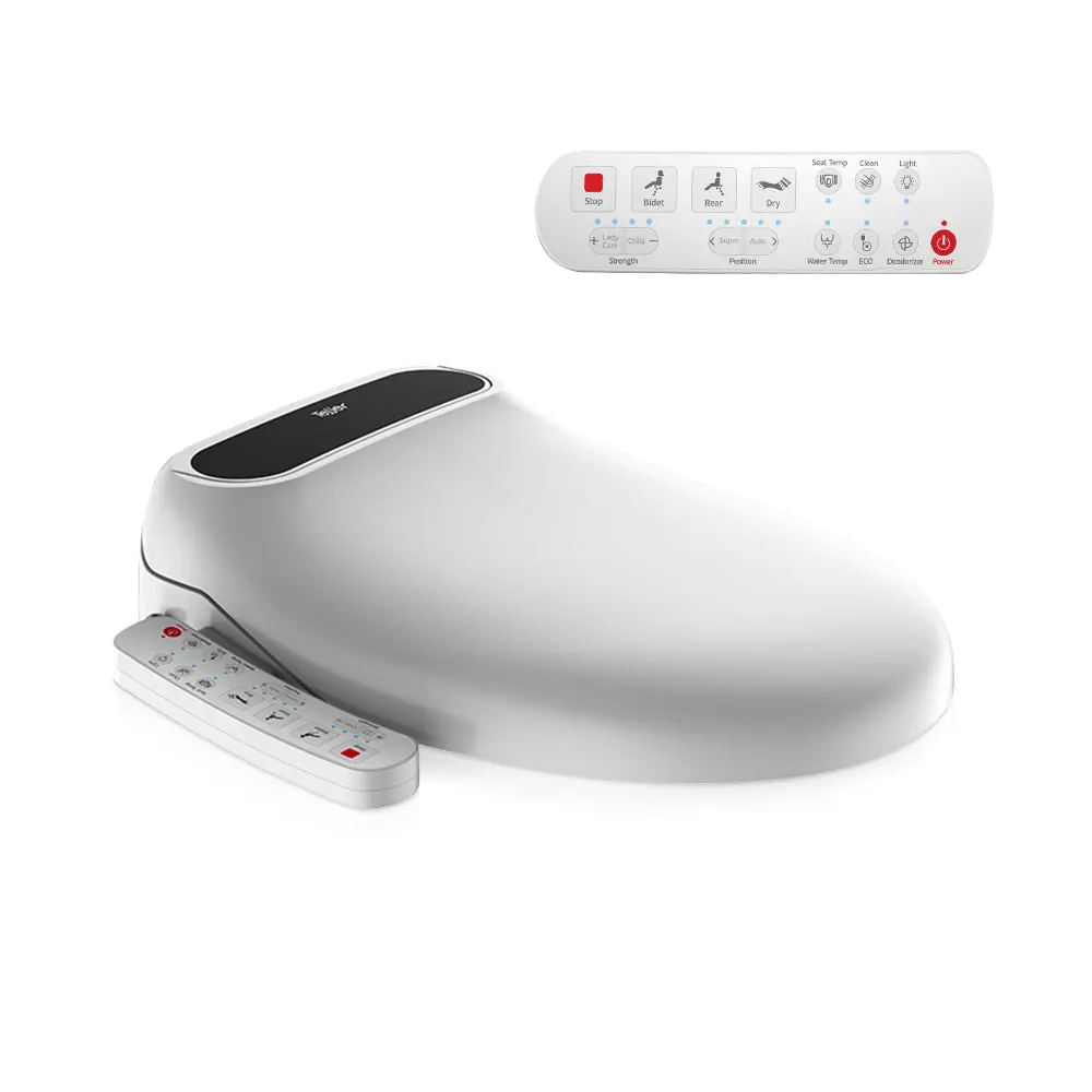 Toilet seat flush cover lid plastic soft close intelligent toilet lid