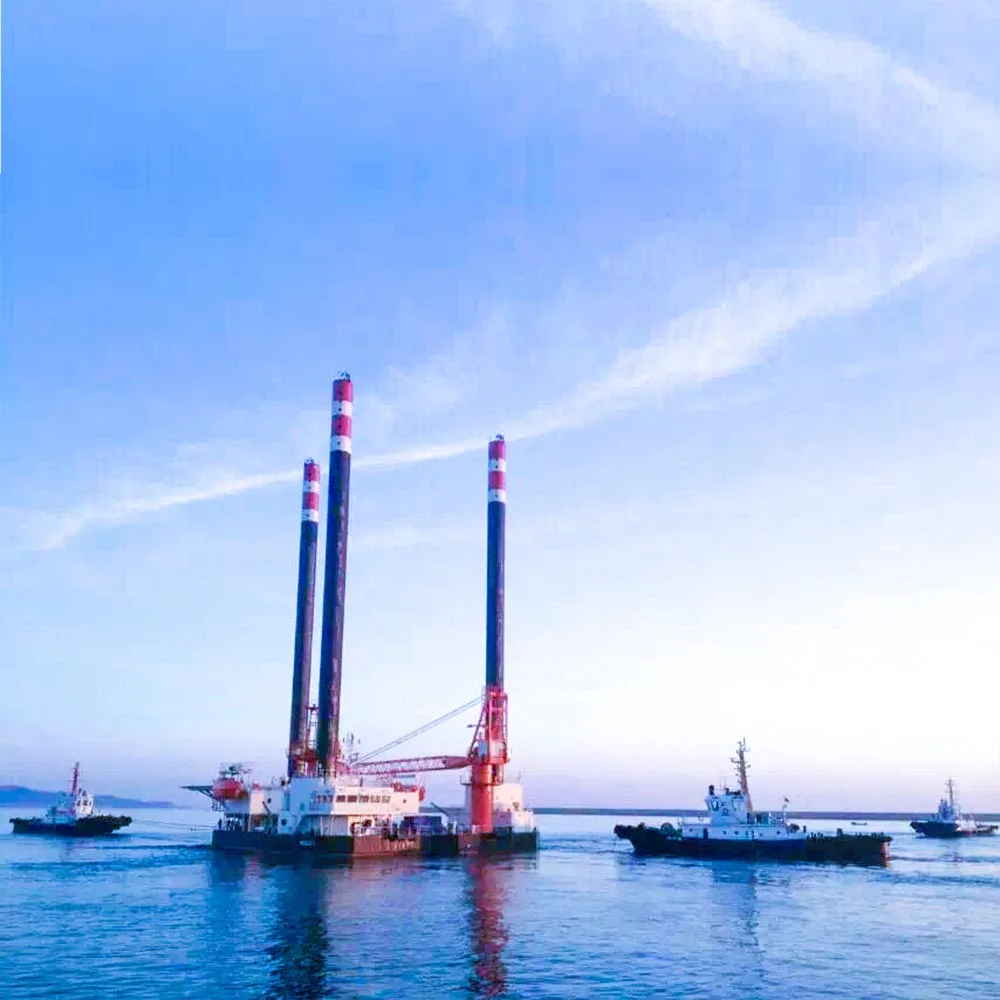 
225FT SEU OFFSHORE AThree-legged Self-Elevating Modular Jack-Up Barge 